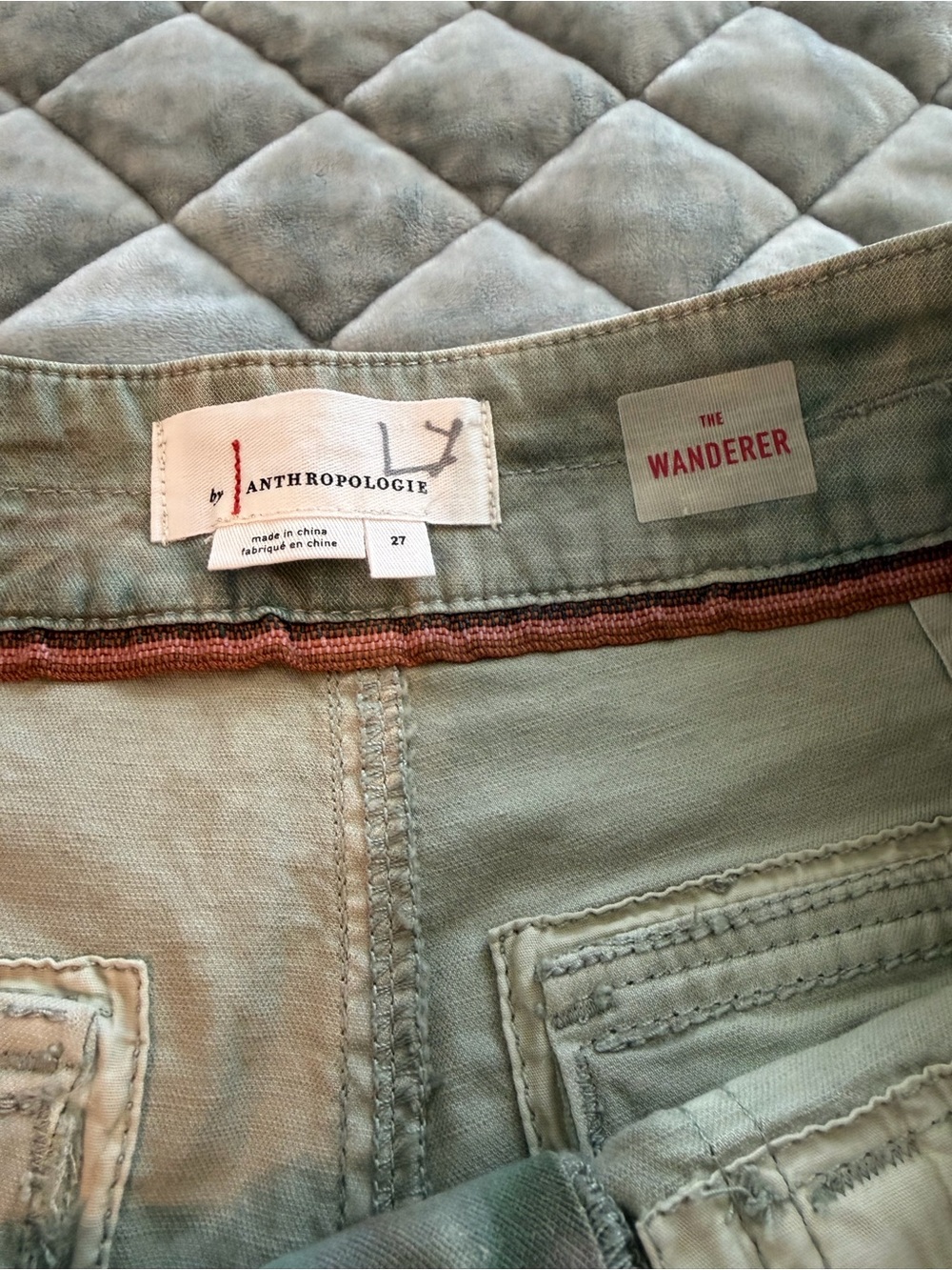 Anthropologie "The Wanderer" Tie-Dye Cargo Pants - size 27 - Picture 4 of 4